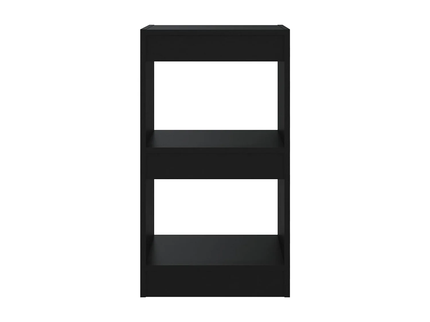 Bibliothèque/Séparateur de pièce Noir 40x30x72 cm