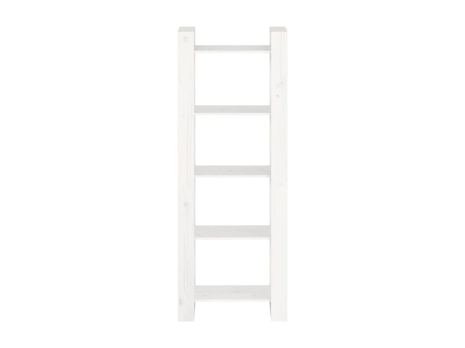 Bibliothèque/Séparateur de pièce Blanc 60x35x160 cm Bois massif