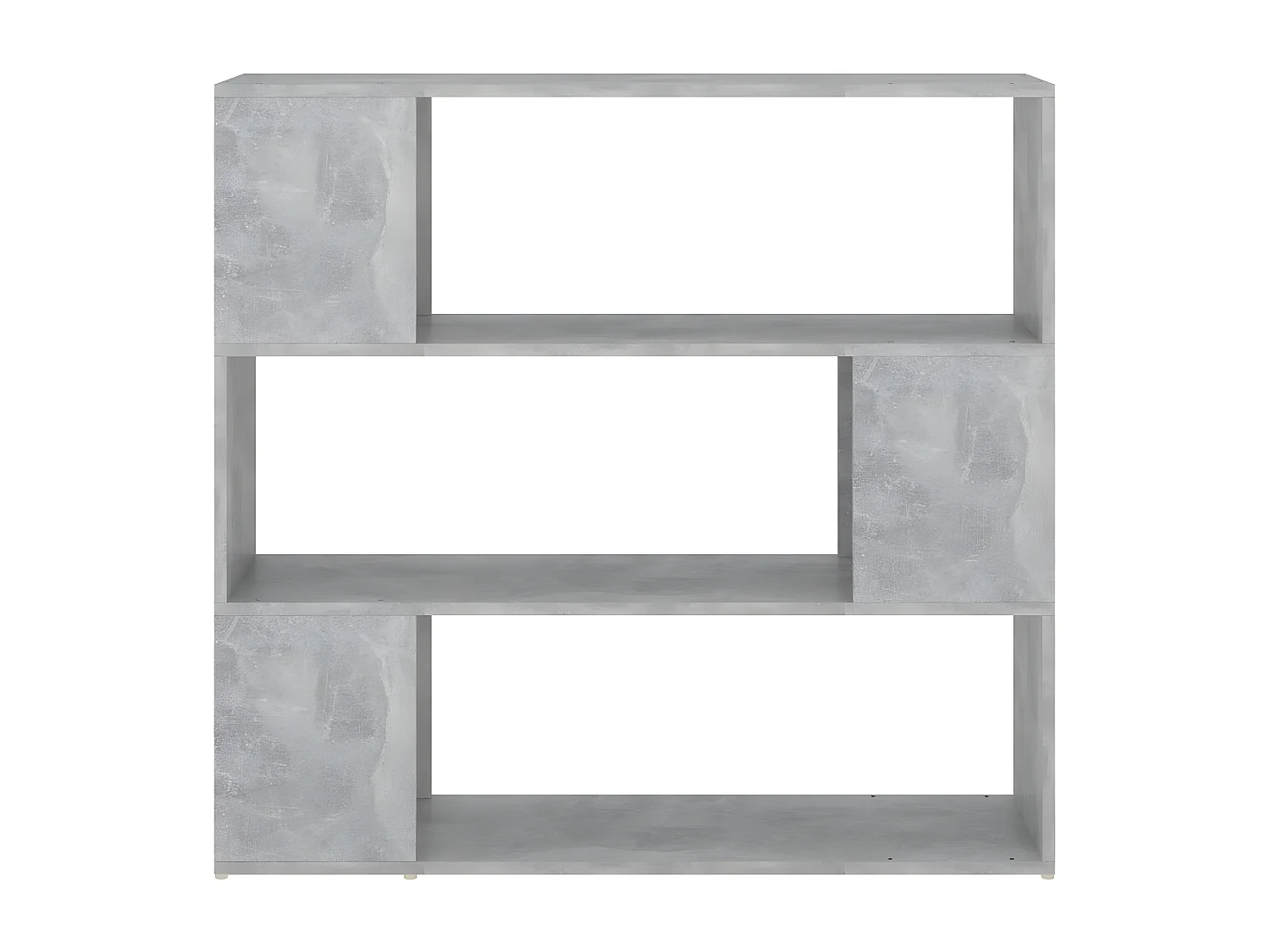 Boekenkast/kamerscherm 100x24x94 cm betongrijs