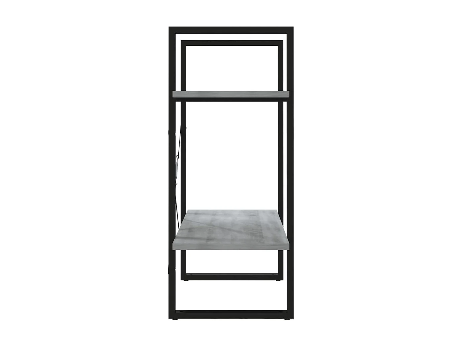 Boekenkast 60x30x70 cm bewerkt hout grijs sonoma eikenkleurig