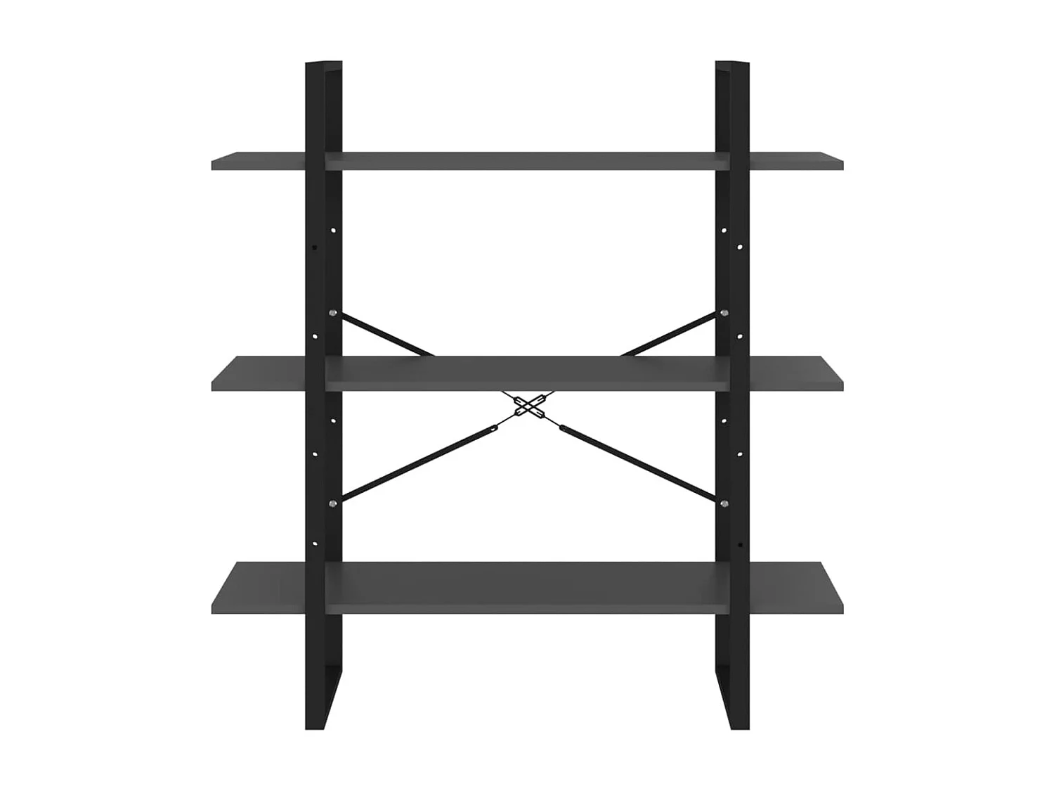 Estante 100x30x105 cm contraplacado cinzento