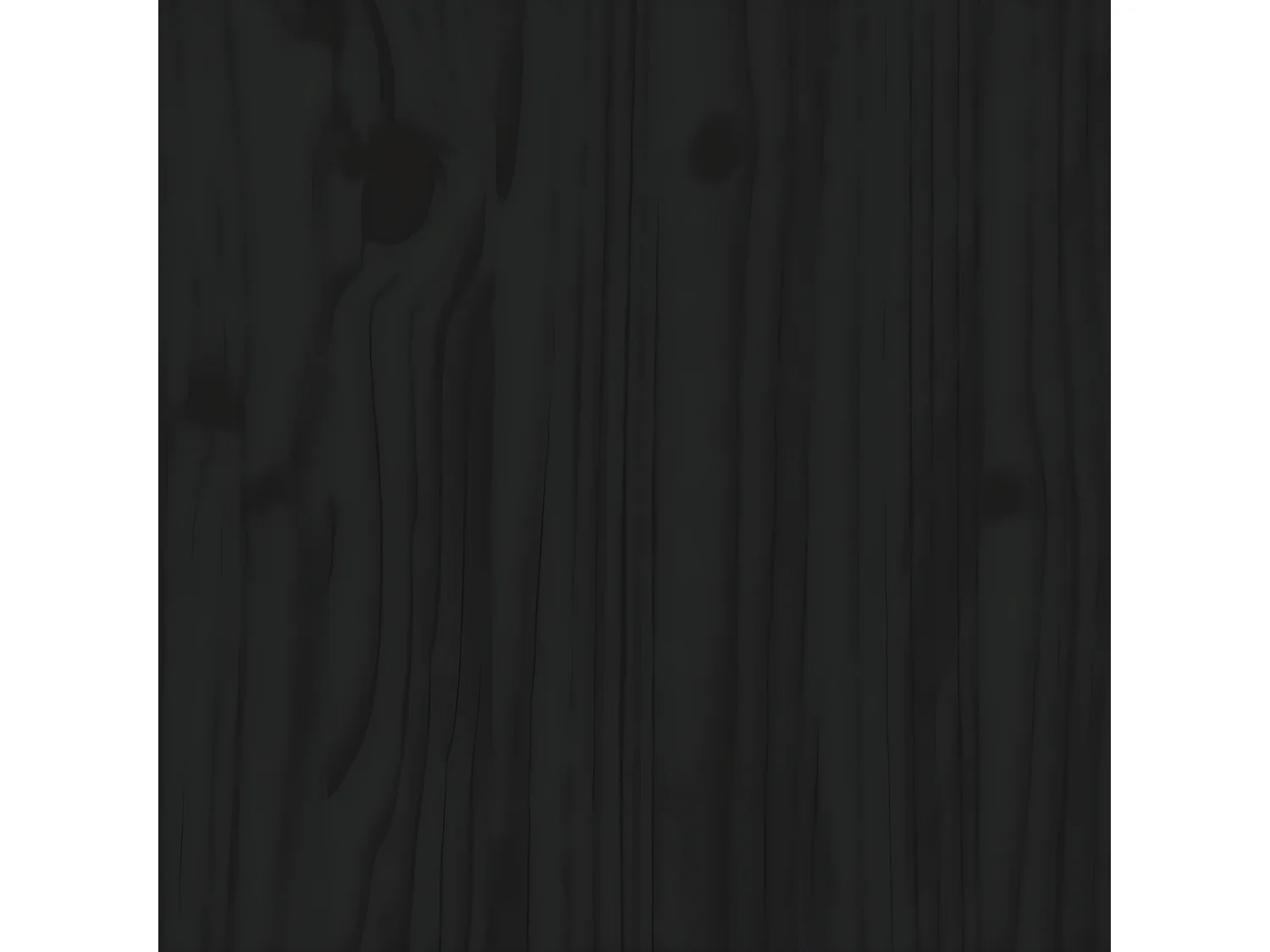 Bibliothèque/Séparateur de pièce Noir 60x30x103,5 cm Pin solide