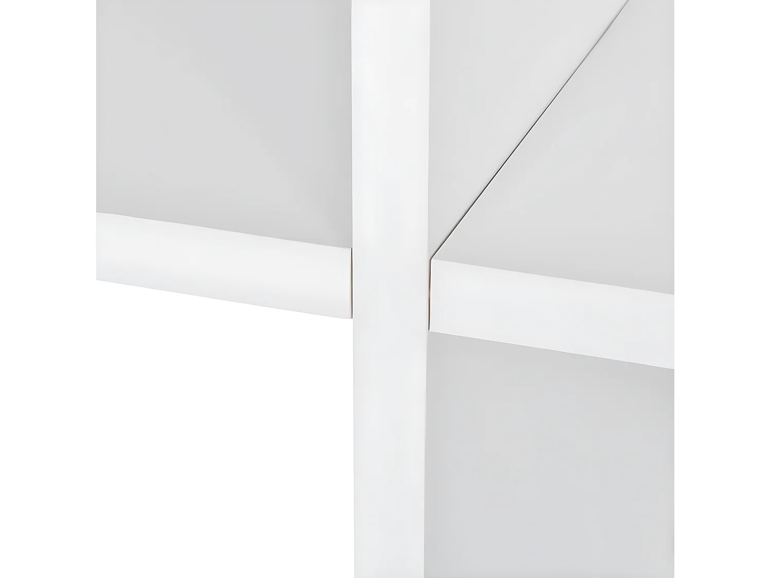 Bibliothèque/étagère 107 cm Blanc