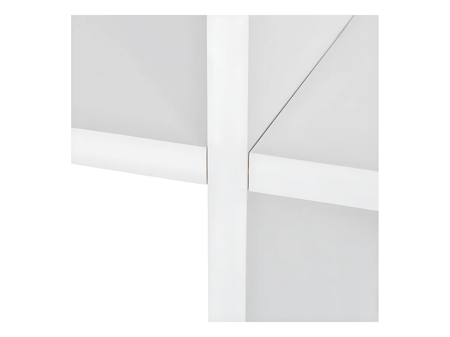 Bibliothèque/étagère 107 cm Blanc