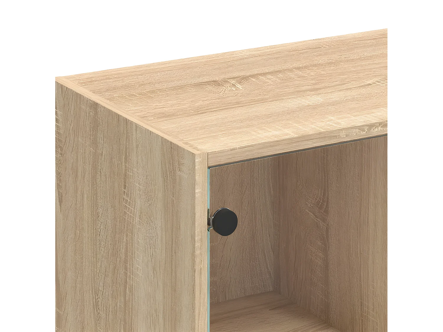 Estante c/ portas 136x37x109 cm deriv. madeira carvalho sonoma