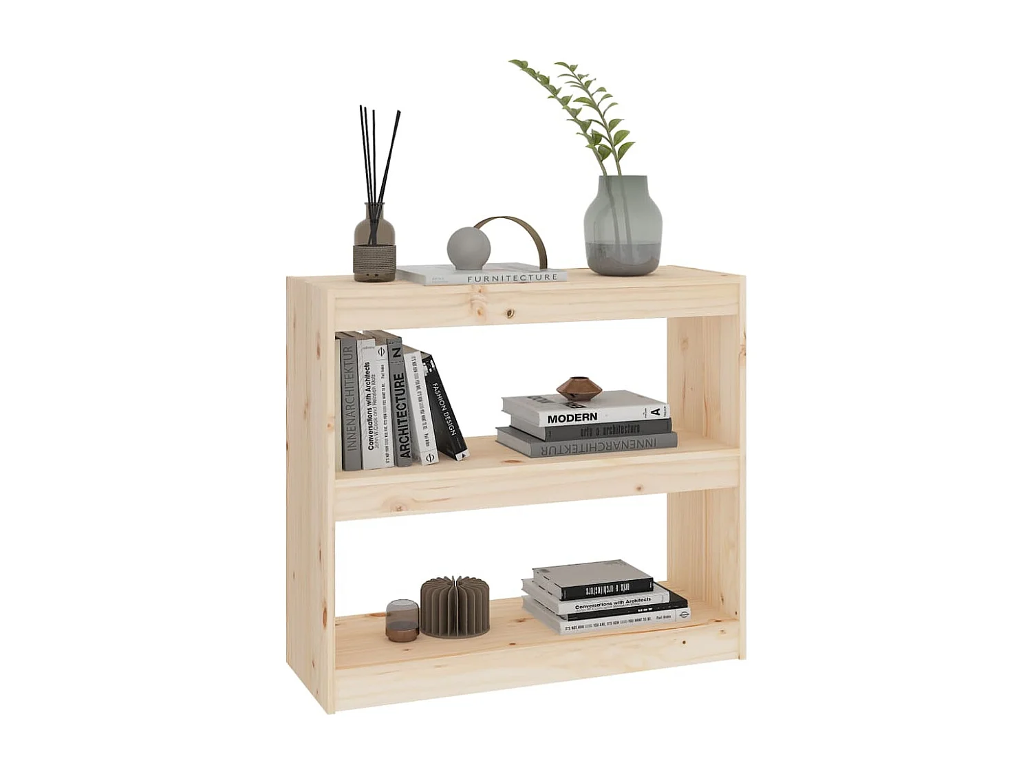 Bibliothèque/Séparateur de pièce 80x30x71,5 cm Bois de pin