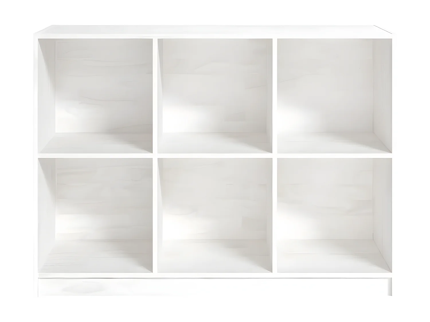 Bibliothèque Blanc 104x33x76 cm Bois de pin massif