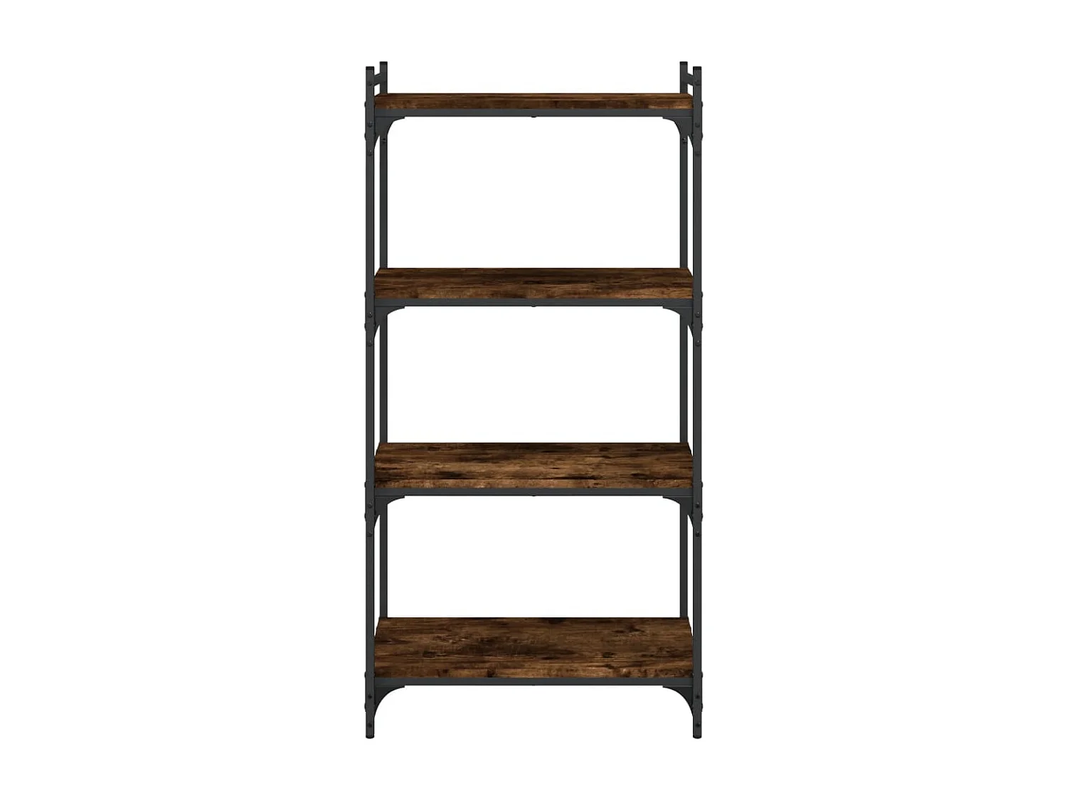 Estante c/ 4 prateleiras derivados de madeira carvalho fumado
