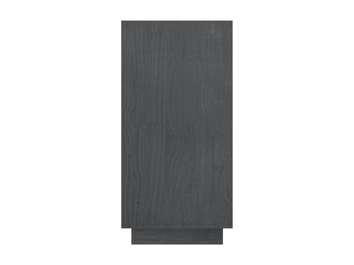 Bibliothèque Gris 80x35x71 cm Bois de pin massif