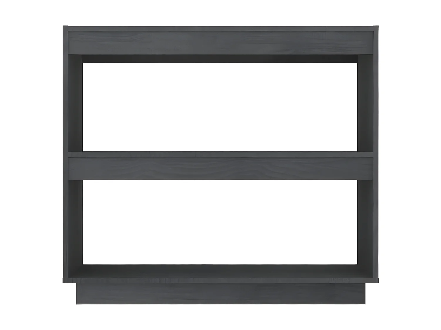 Bibliothèque Gris 80x35x71 cm Bois de pin massif