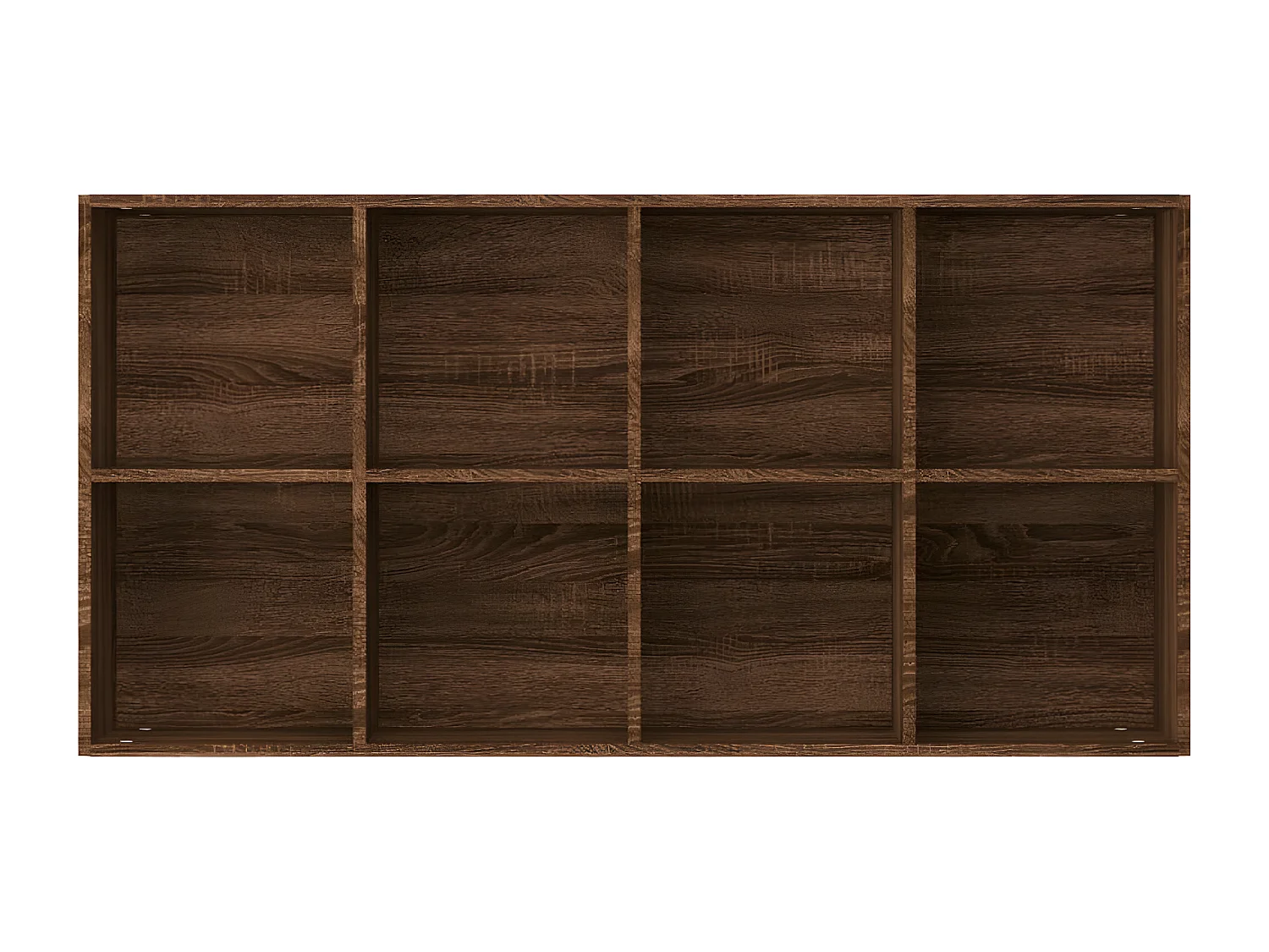 Bibliothèque/Buffet Chêne marron 66x30x130 cm Bois d'ingénierie