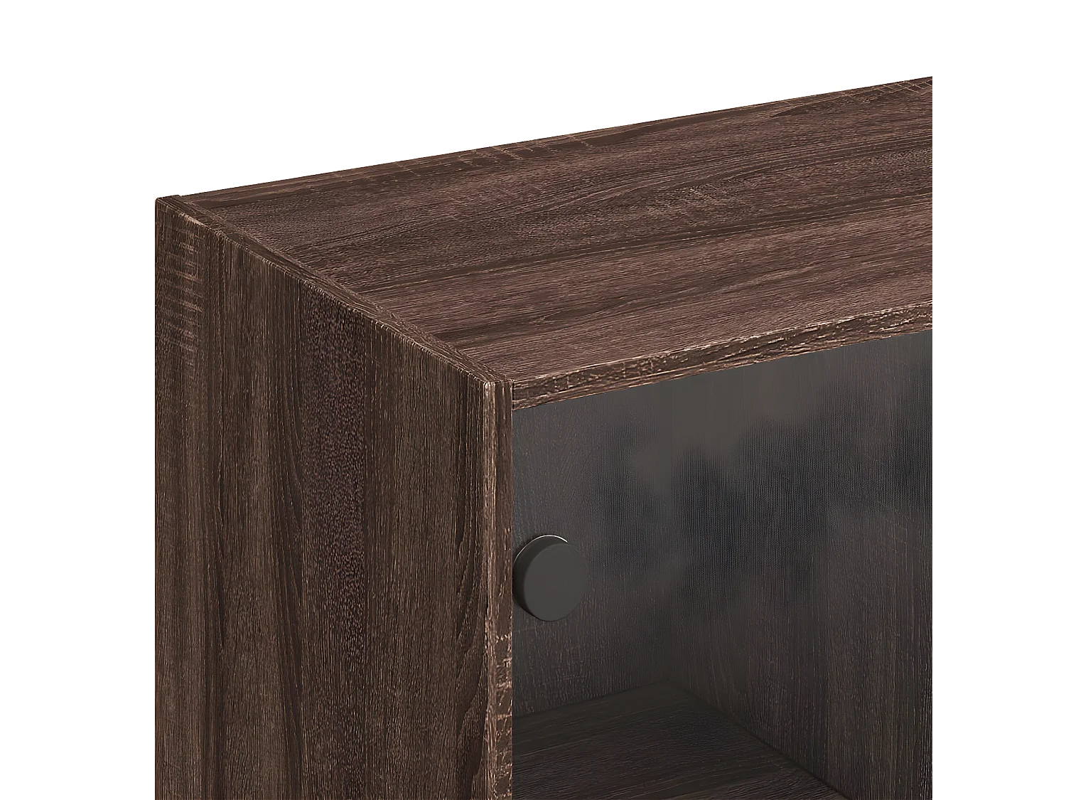 Bibliothèque avec portes chêne marron 136x37x142 cm