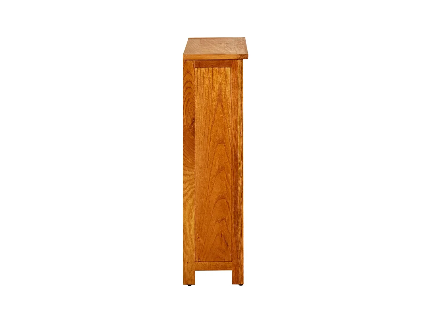 Bibliothèque à 3 étagères 70 x 22,5 x 82cm Bois de chêne massif
