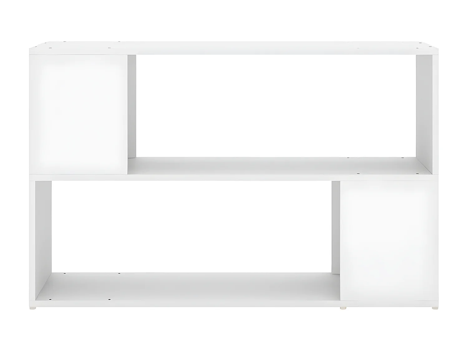 Bibliothèque Blanc 100x24x63 cm Aggloméré