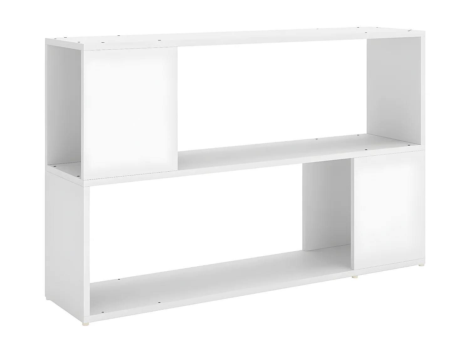 Bibliothèque Blanc 100x24x63 cm Aggloméré