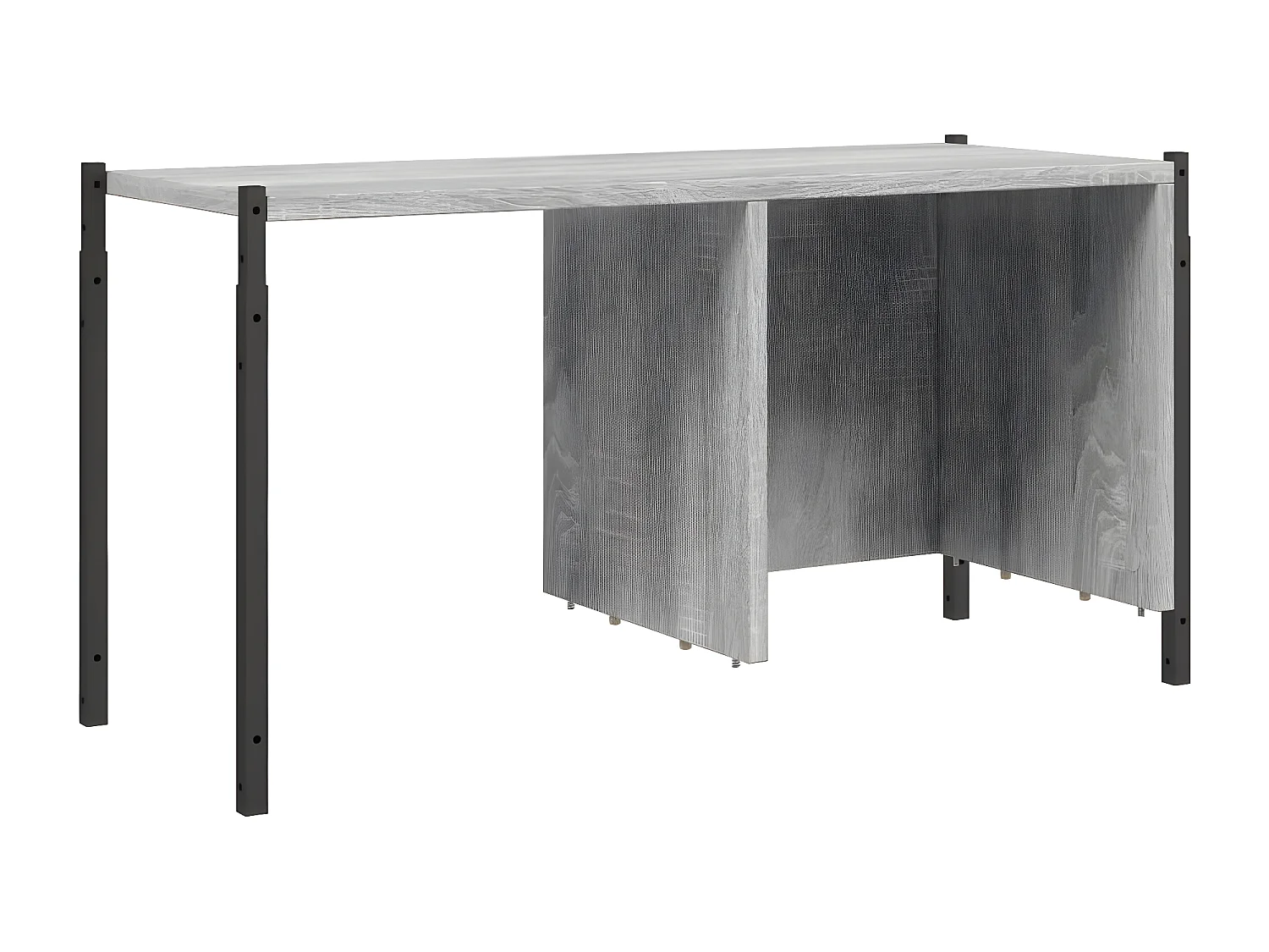 Estantería madera de ingeniería gris Sonoma 72x28x172 cm