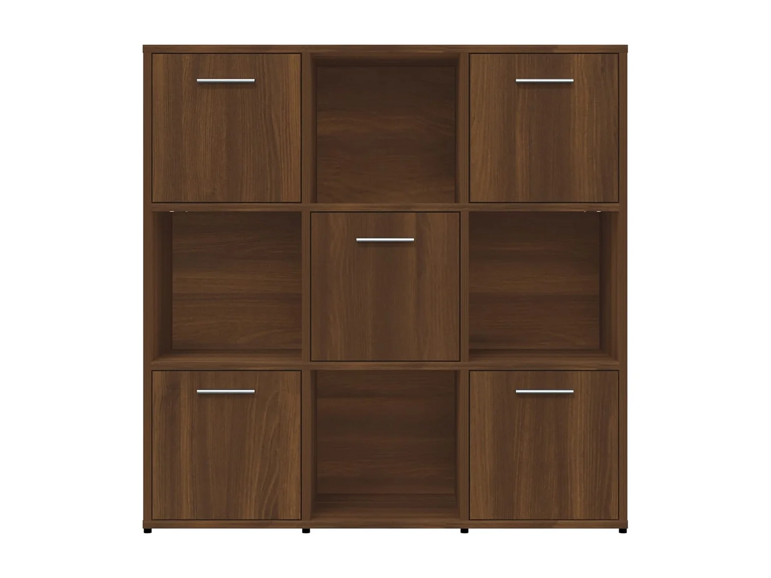 Bibliothèque Chêne marron 90x30x90 cm Bois d'ingénierie