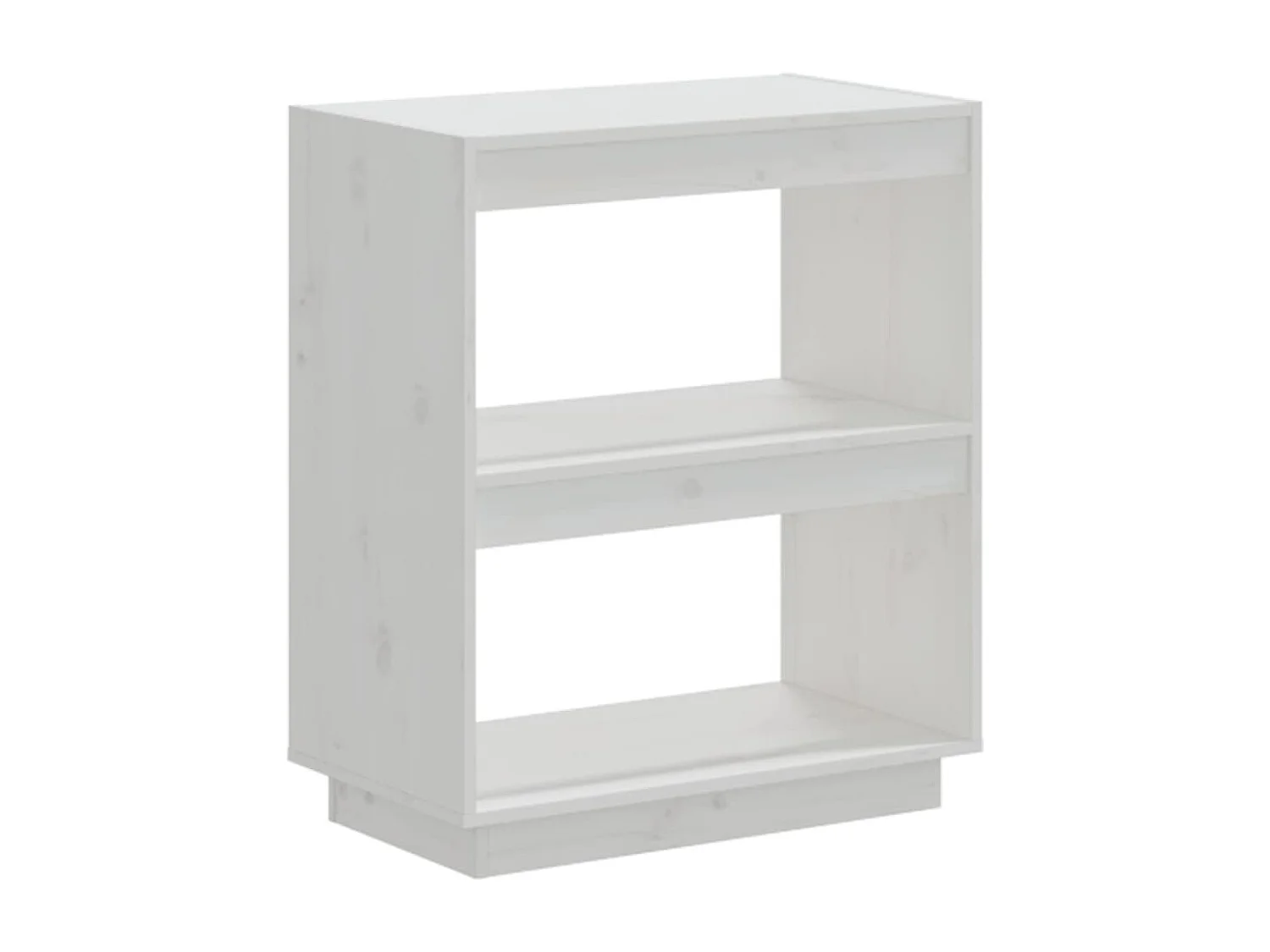 Estante madeira de pinho maciça 60x35x71 cm branco