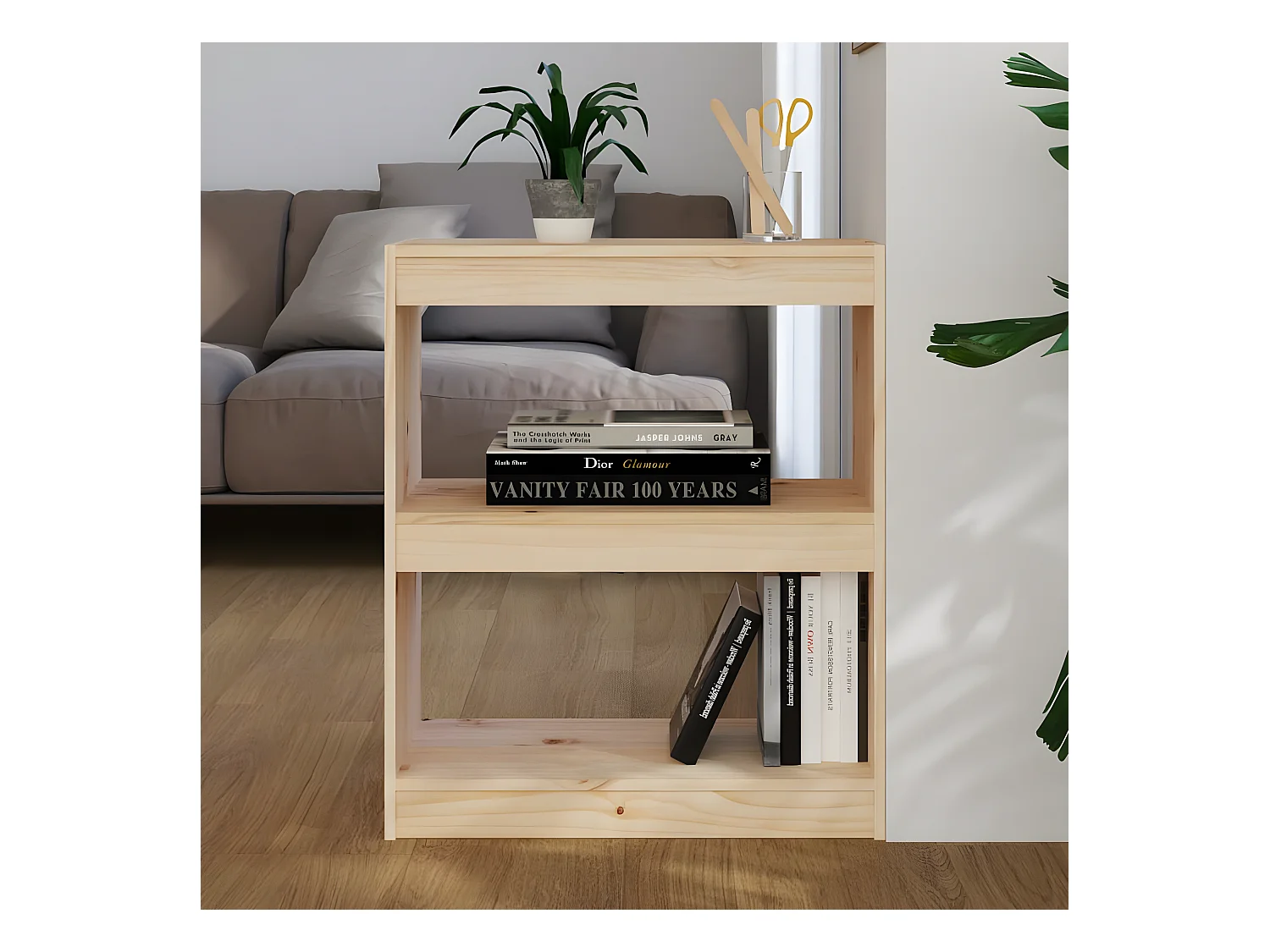 Bibliothèque/Séparateur de pièce 60x30x71,5 cm Bois de pin