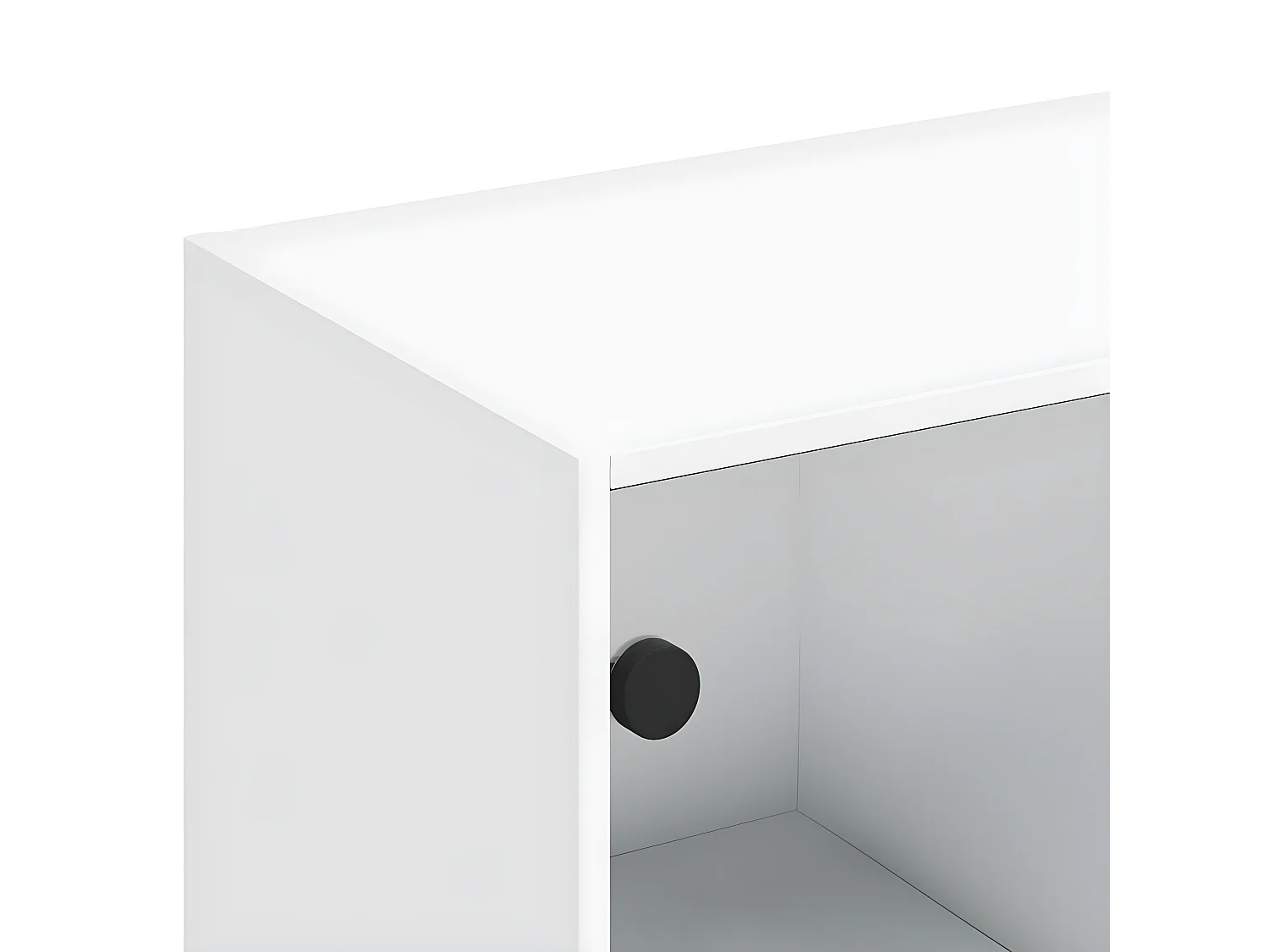 Estante c/ portas 136x37x142 cm derivados de madeira branco