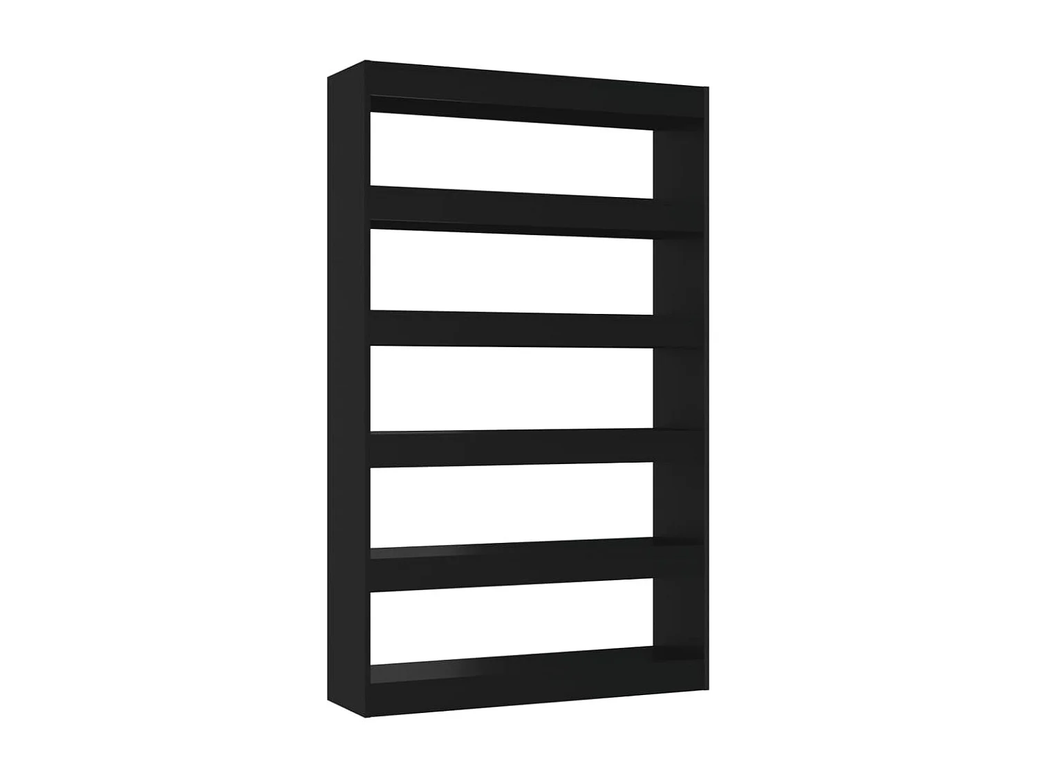 Estante/divisória 100x30x166 cm preto