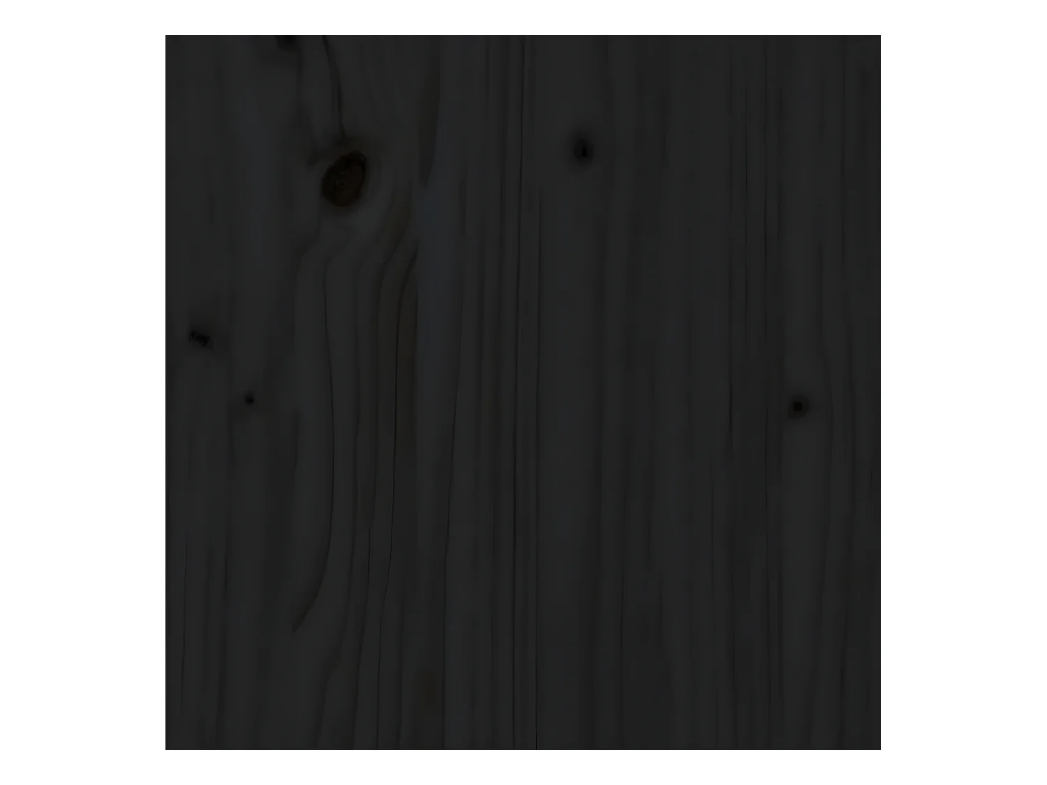 Bibliothèque/Séparateur de pièce Noir 80x30x167,4 cm Pin solide