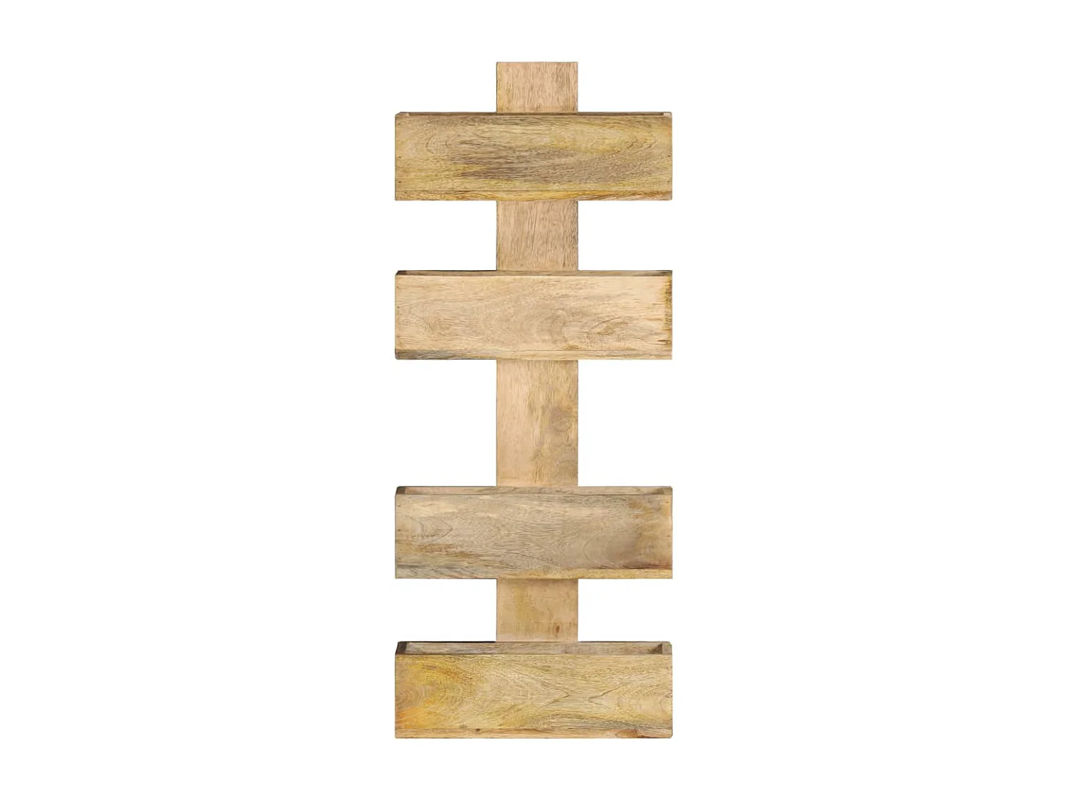 Porte-revue mural 30x11x72 cm Bois de manguier solide