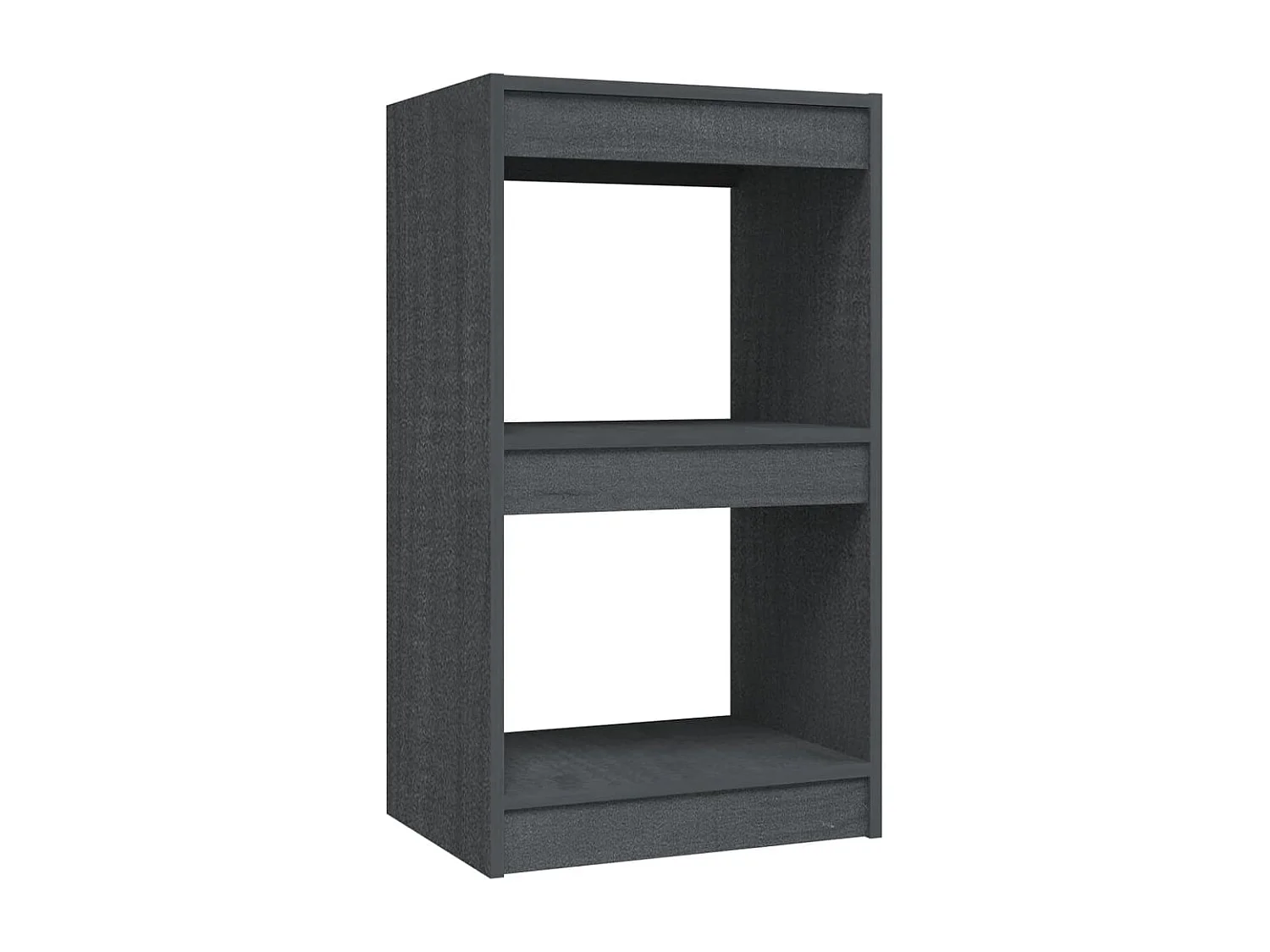 Bibliothèque Gris 40x30x71,5 cm Bois de pin massif