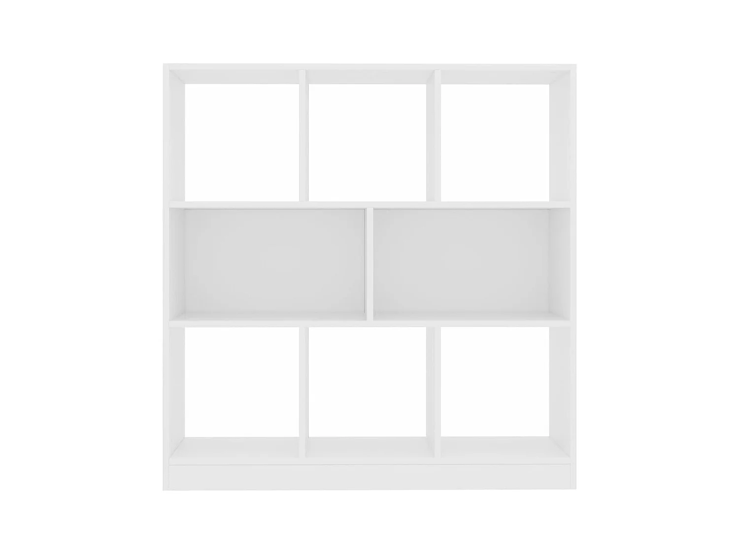 Bibliothèque Blanc 97,5x29,5x100 cm Bois d'ingénierie