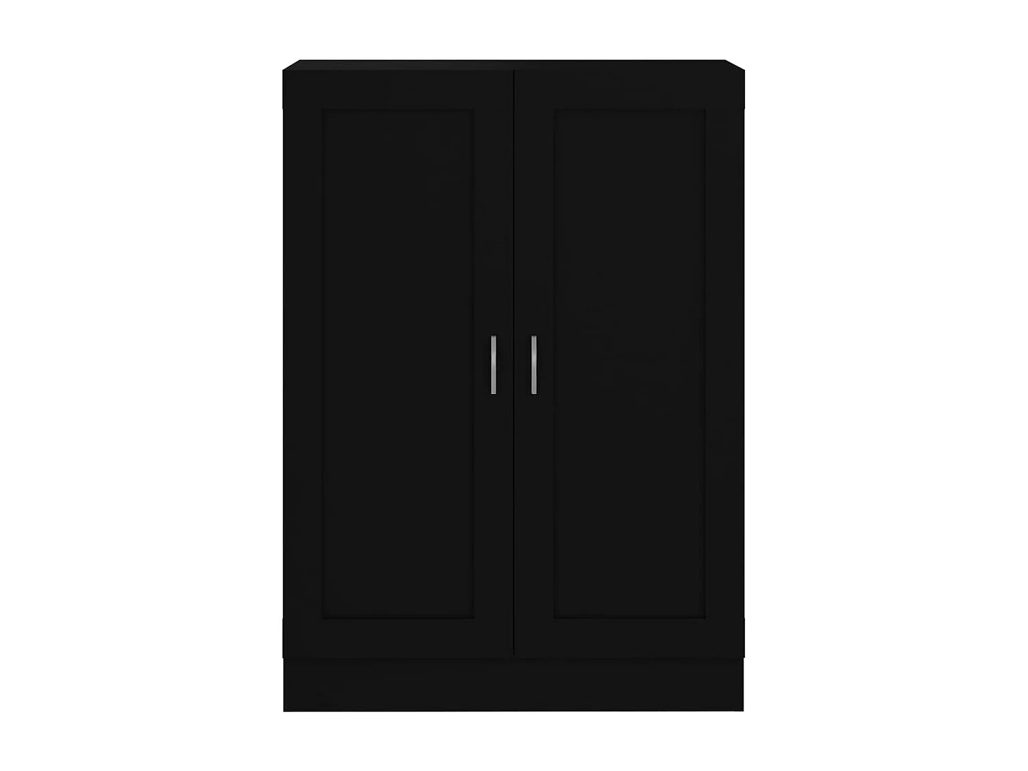 Bibliothèque Noir 82,5x30,5x115 cm Aggloméré