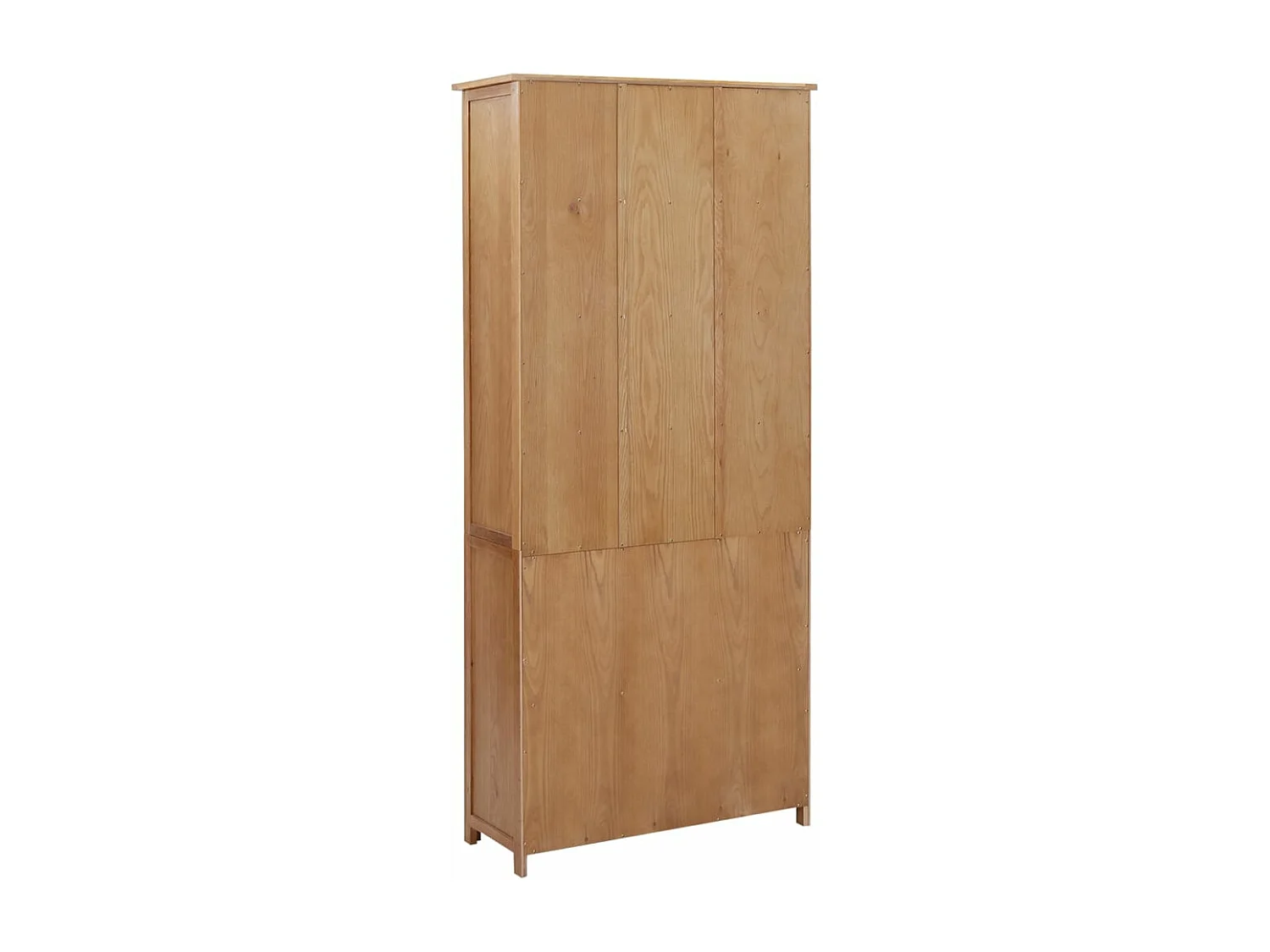Bibliothèque avec 2 portes 90x30x200 cm Bois de chêne massif