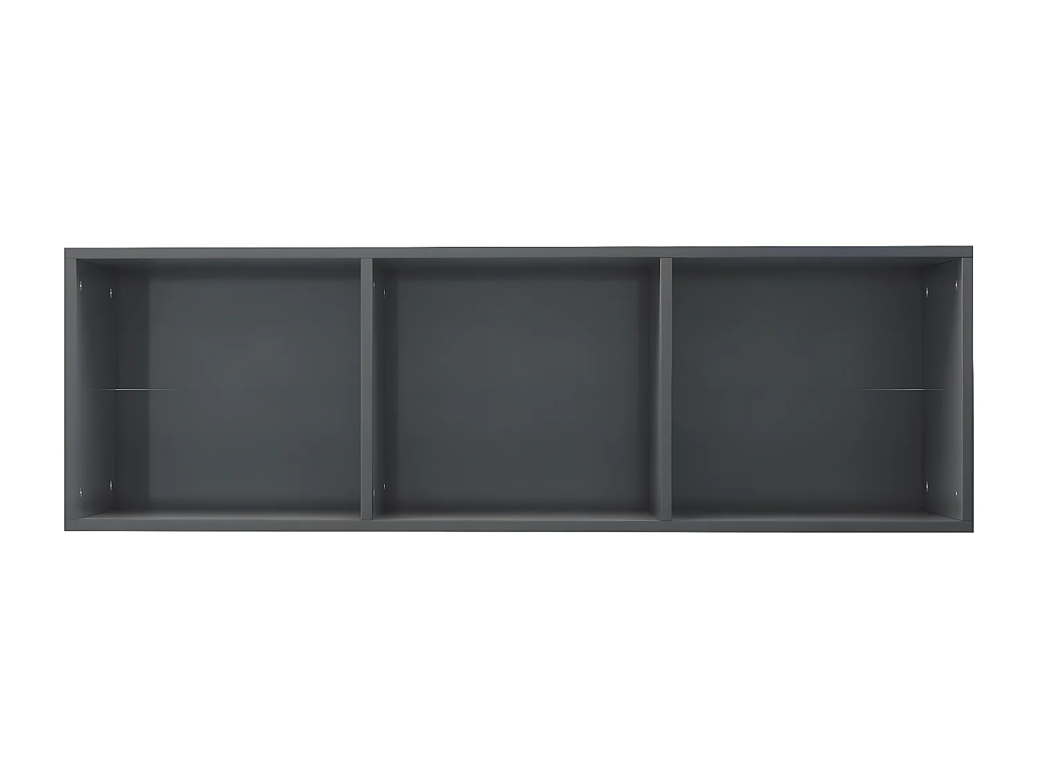 Boekenkast/tv-meubel 36x30x114 cm bewerkt hout hoogglans grijs