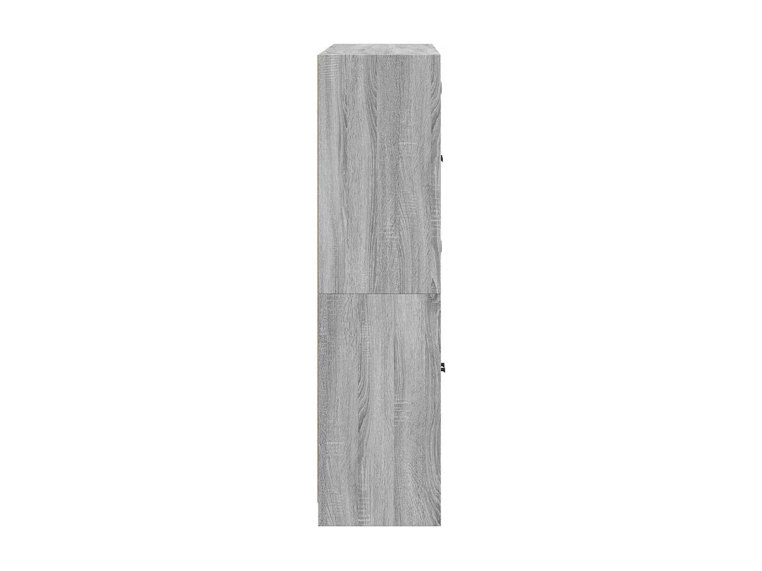 Estantería con puertas madera gris Sonoma 136x37x142 cm