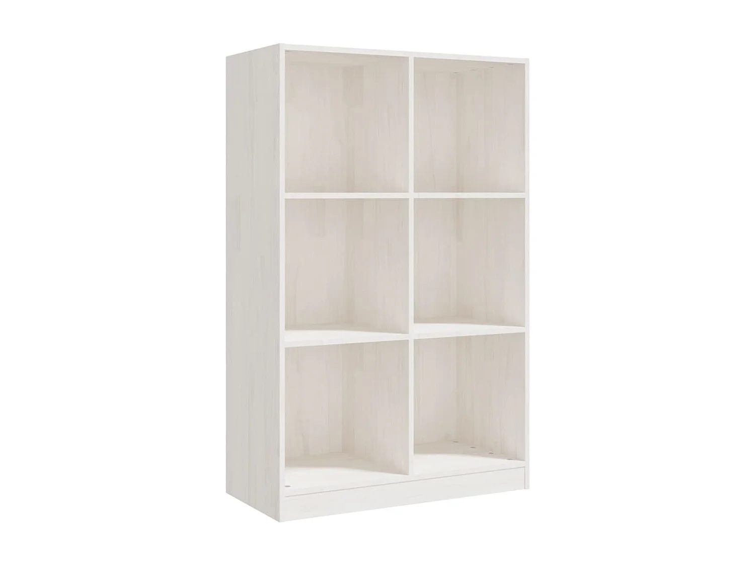 Bibliothèque Blanc 70x33x110 cm Bois de pin massif