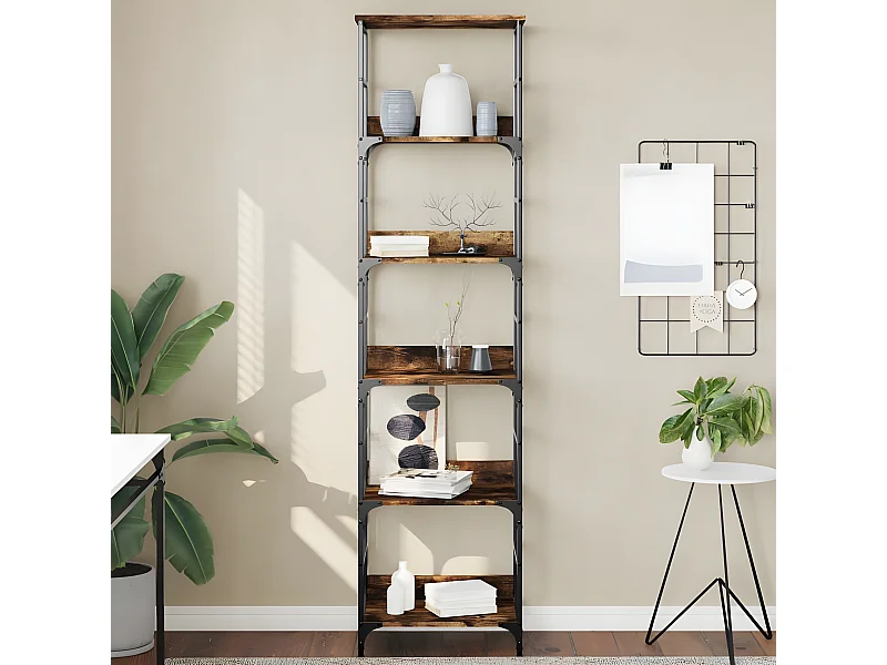 Bibliothèque chêne sonoma 50x33x188,5 cm bois d'ingénierie