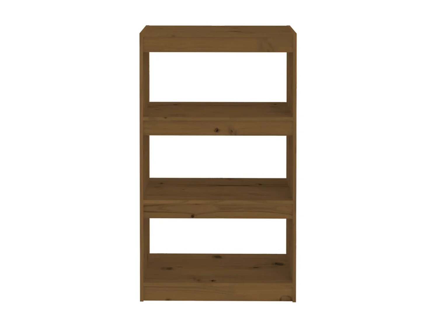 Bibliothèque/Séparateur de pièce Marron miel 60x30x103,5 cm Pin
