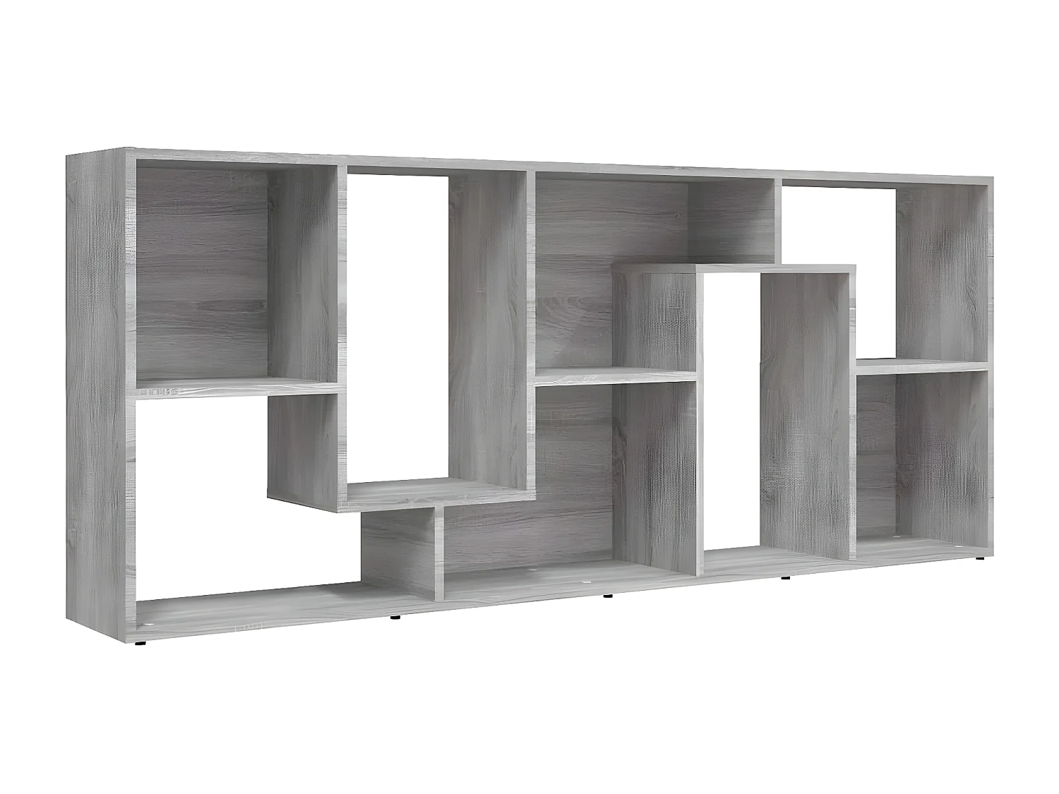 Bibliothèque Sonoma gris 67x24x161 cm Bois d'ingénierie