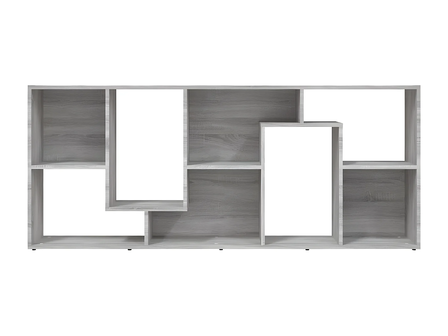 Bibliothèque Sonoma gris 67x24x161 cm Bois d'ingénierie