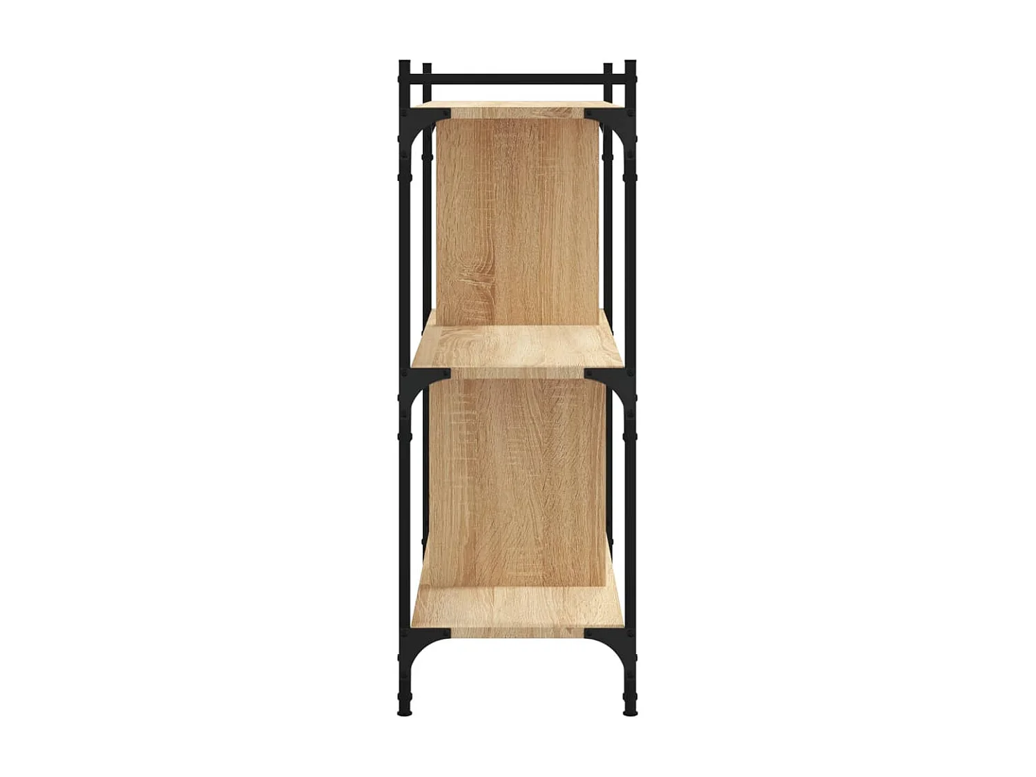 Estante c/ 3 prateleiras derivados de madeira carvalho sonoma