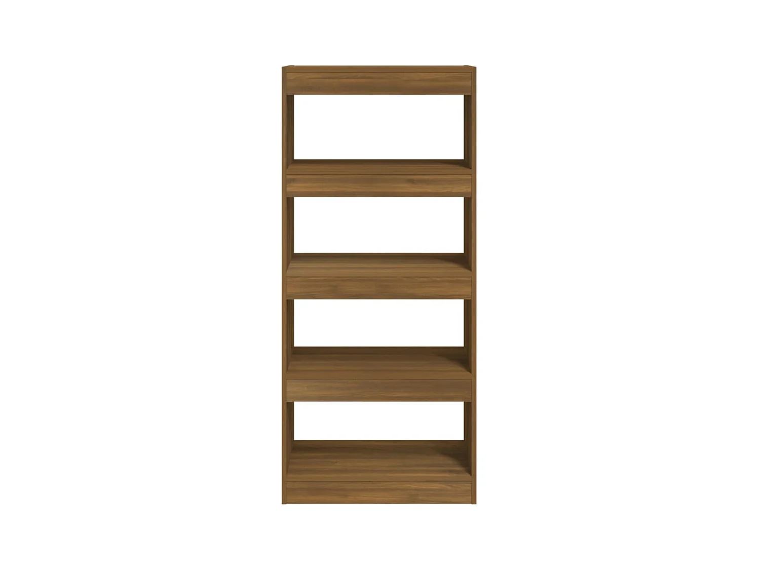 Bibliothèque/Cloison Chêne marron 60x30x135cm Bois d'ingénierie