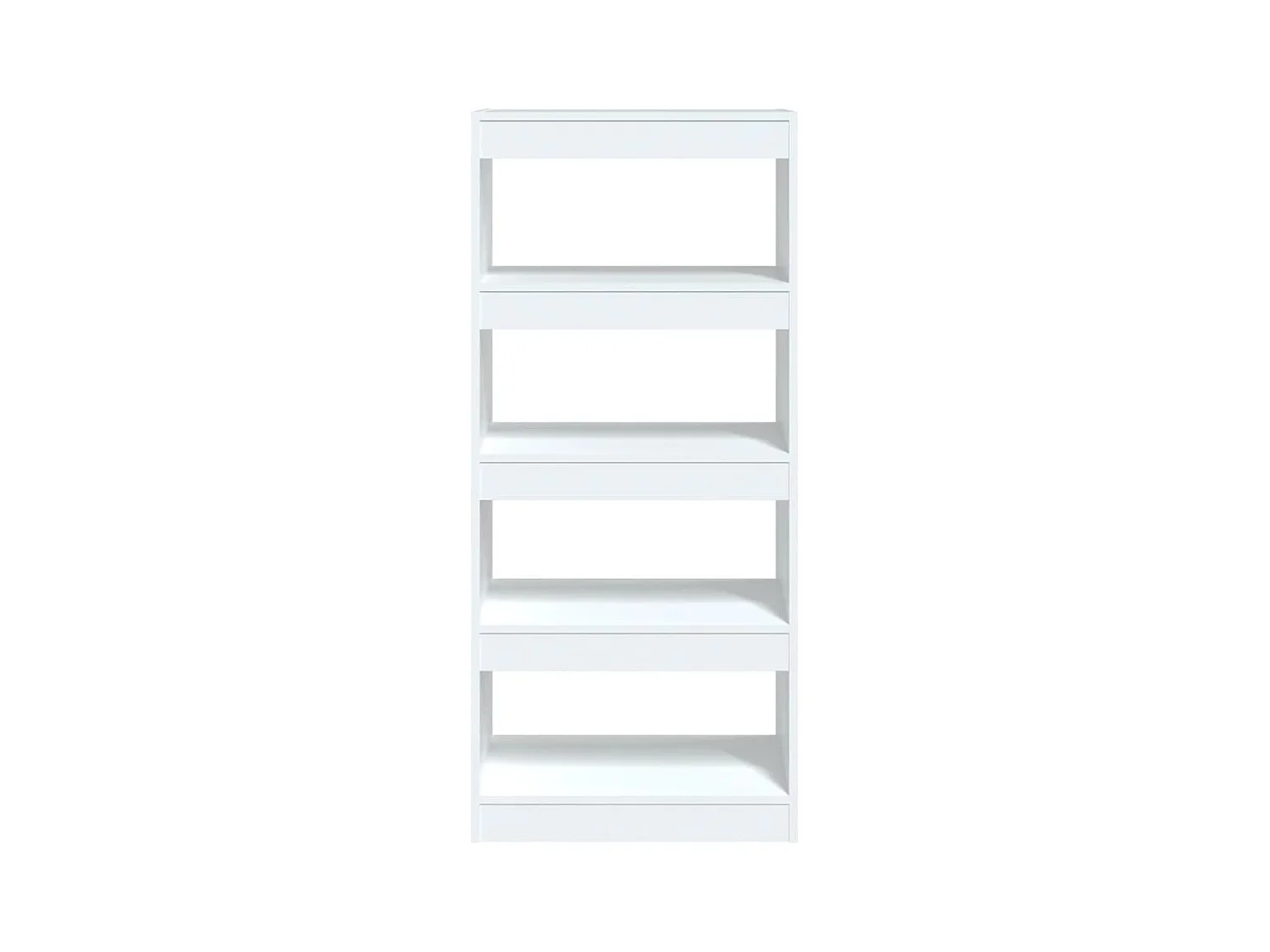 Bibliothèque/Cloison Blanc 60x30x135 cm Bois d'ingénierie