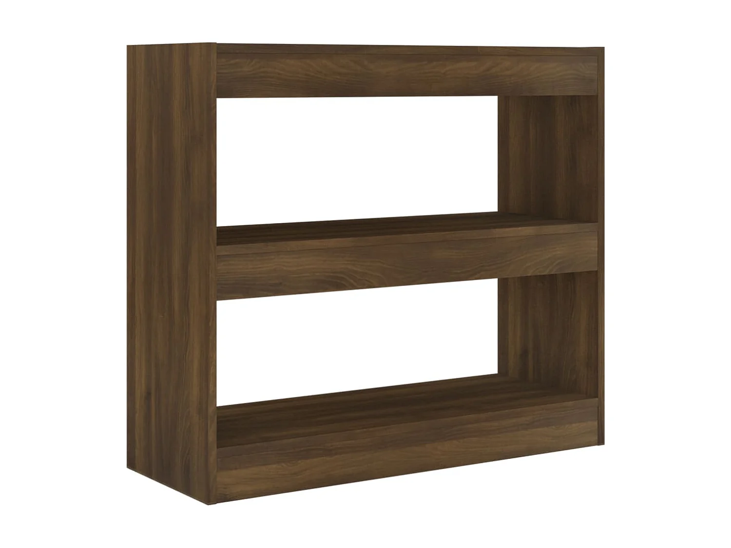 Estantería/divisor de espacios roble marrón 80x30x72 cm