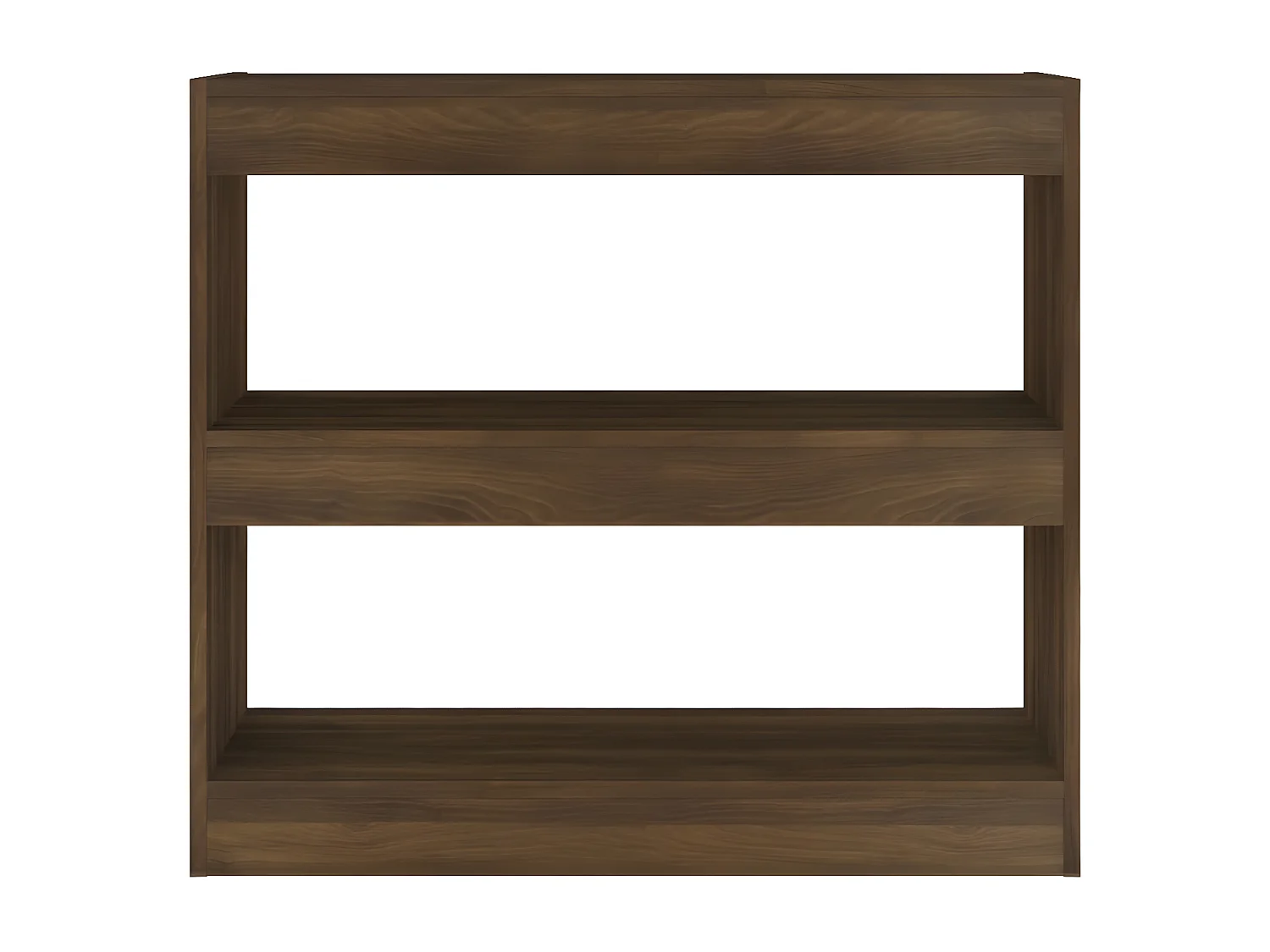 Estantería/divisor de espacios roble marrón 80x30x72 cm