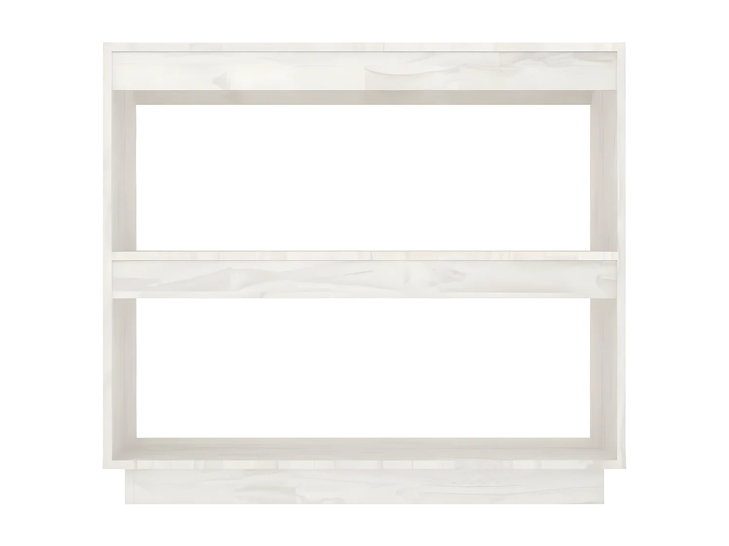 Estantería de madera maciza de pino blanco 80x35x71 cm