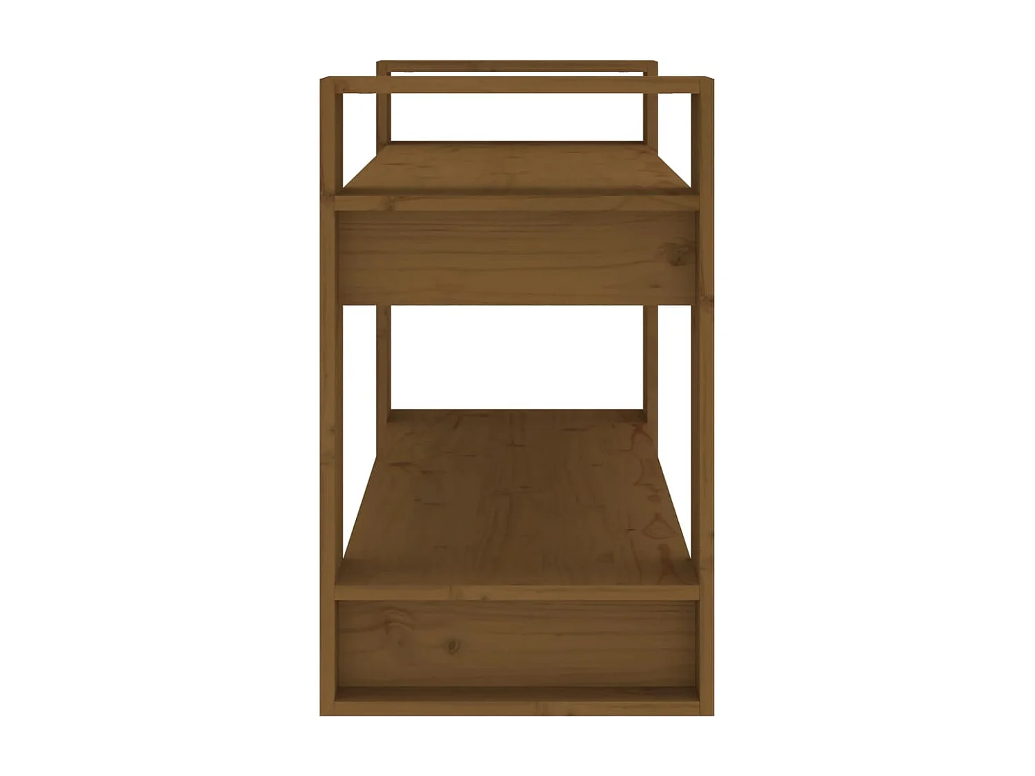 Bibliothèque/Cloison Marron miel 80x35x56,5 cm Pin solide