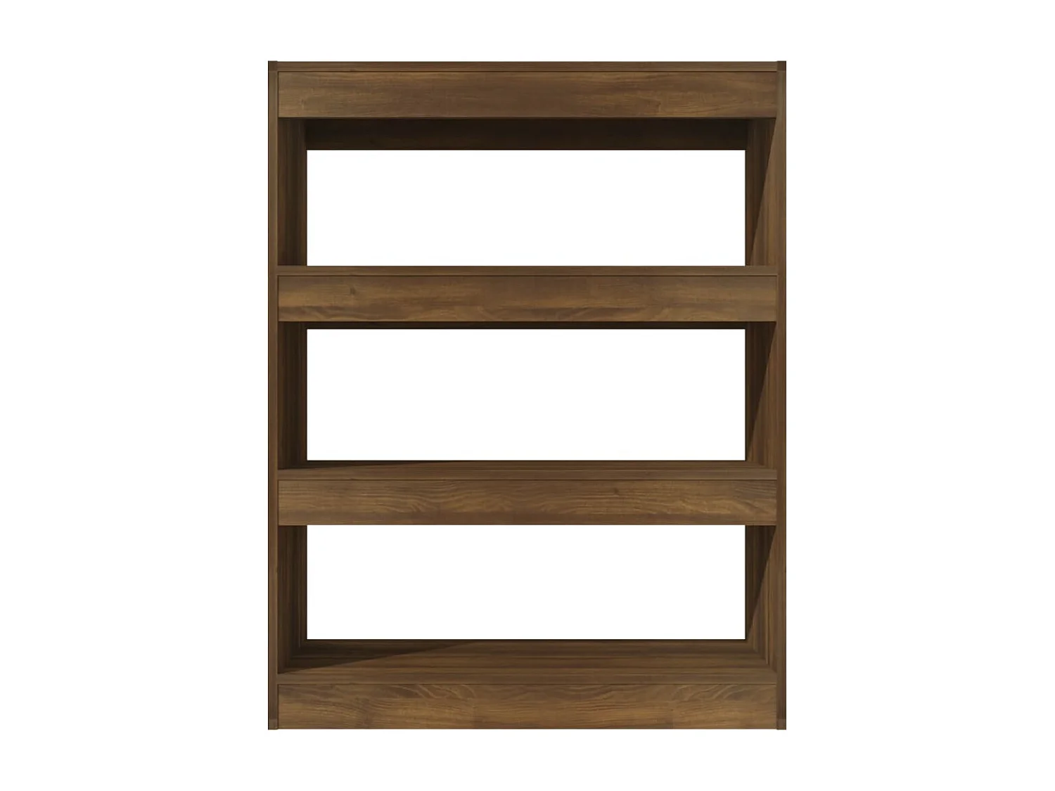 Bibliothèque/Cloison Chêne marron 80x30x103 cm Bois ingénierie