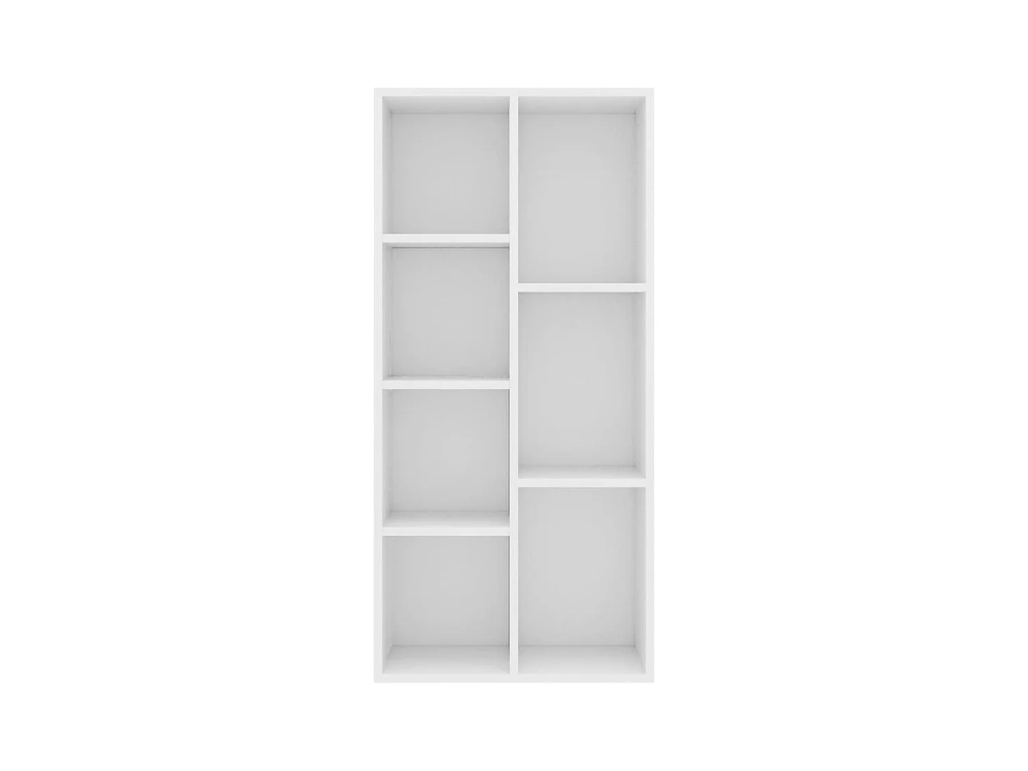 Bibliothèque Blanc 50x25x106 cm Bois d'ingénierie