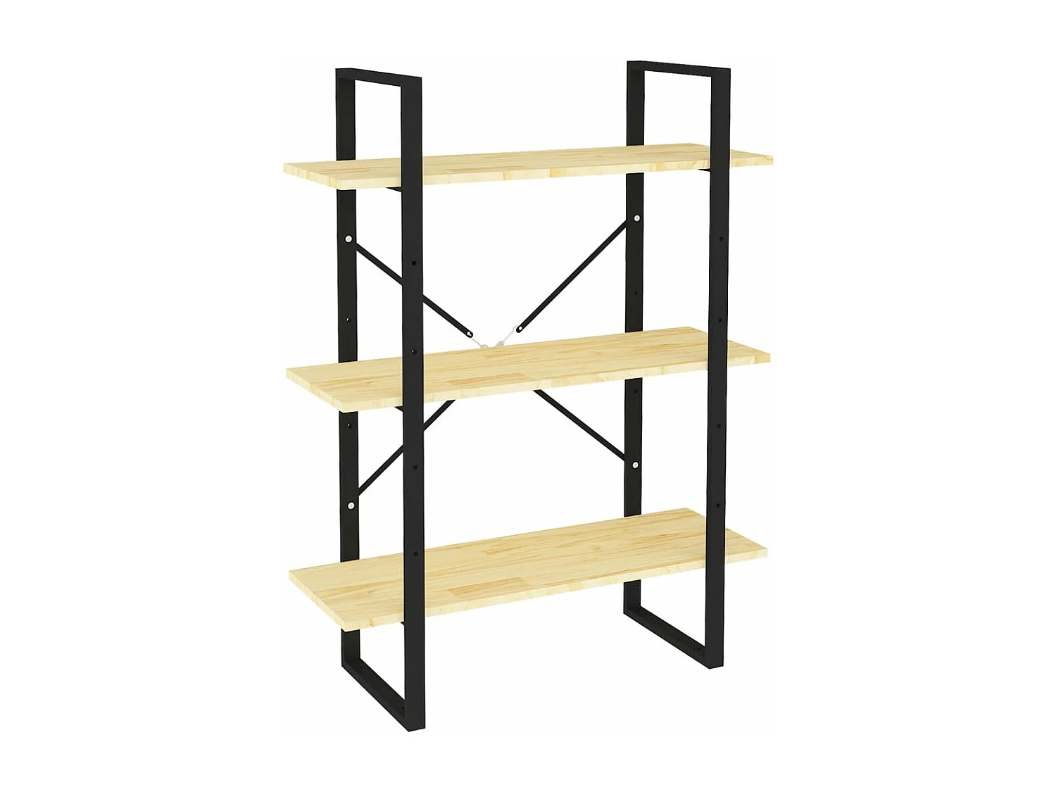 Boekenkast met 3 schappen 80x30x105 cm massief grenenhout