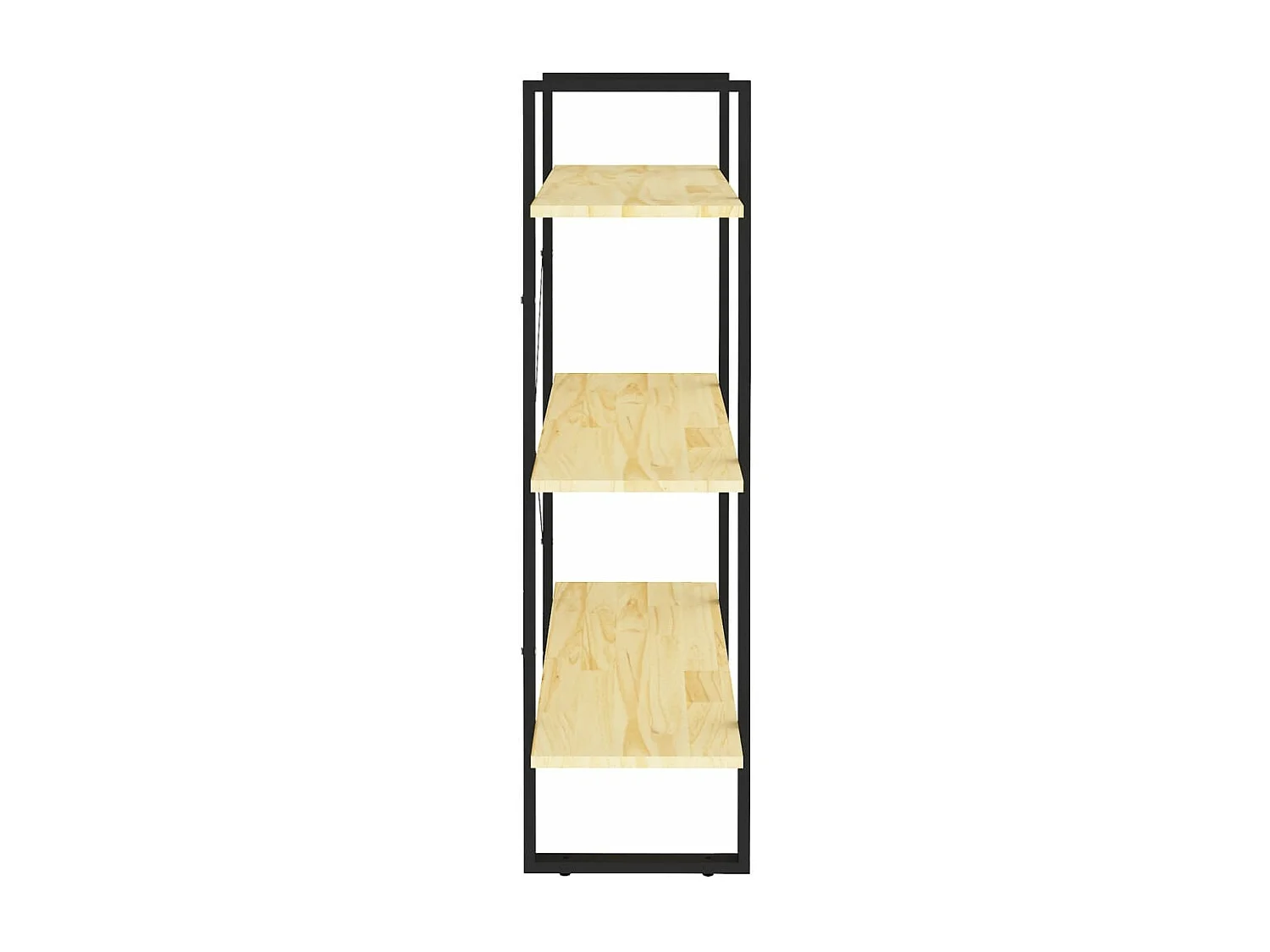 Estante com 3 prateleiras 80x30x105 cm pinho maciço