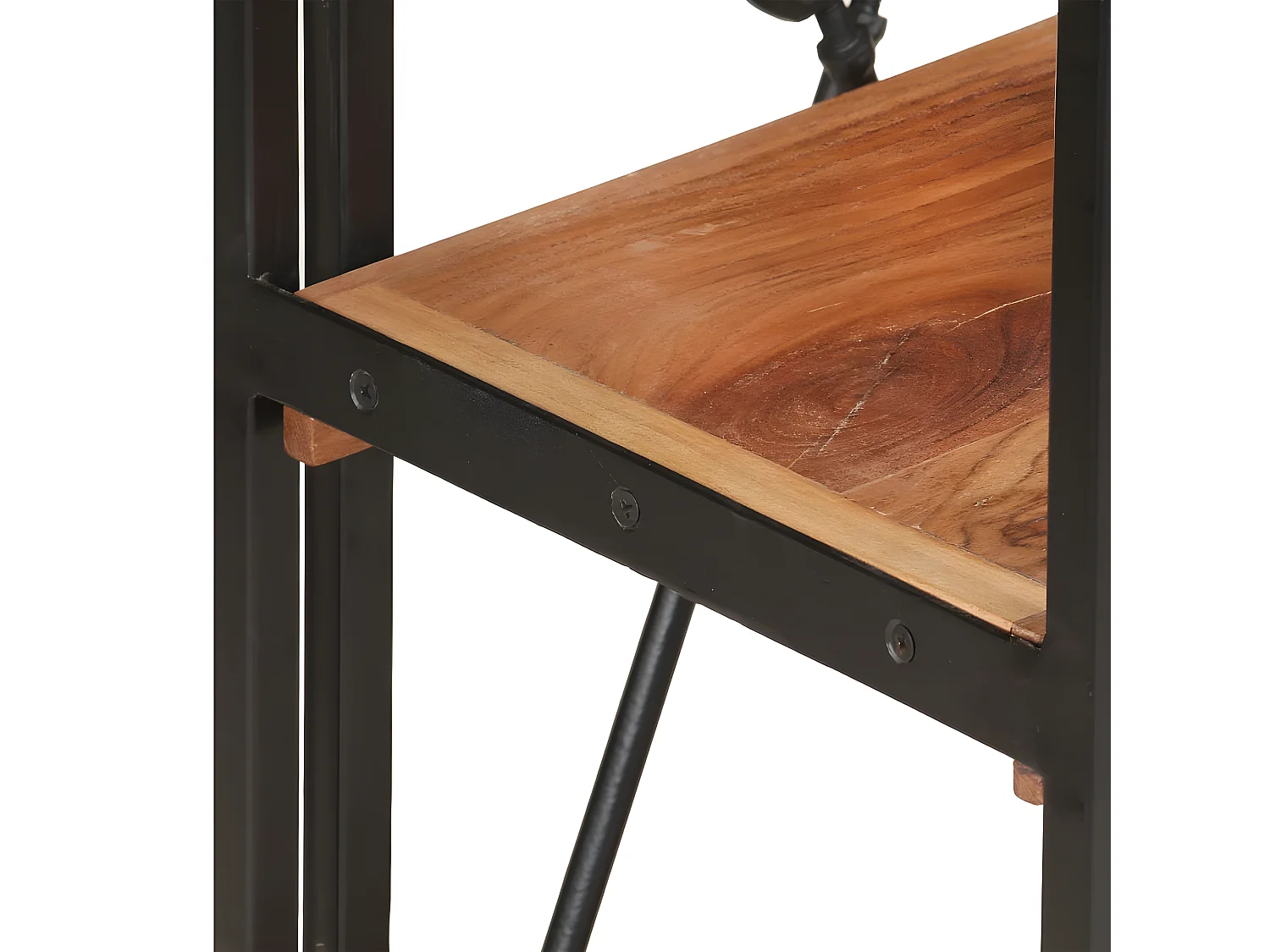 Bibliothèque à 3 niveaux 60x30x80 cm Bois d'acacia massif